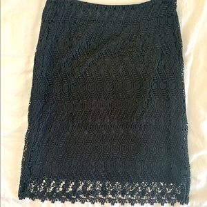 Alfani lace overlay skirt